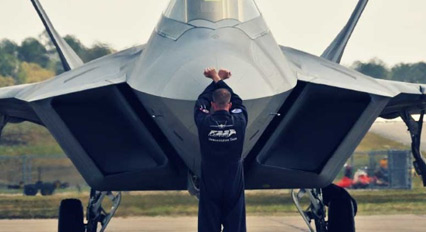 man directing a jet teaser